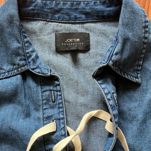 Joe’s Jeans Eveline lace-up denim dress - Picture 3 of 4